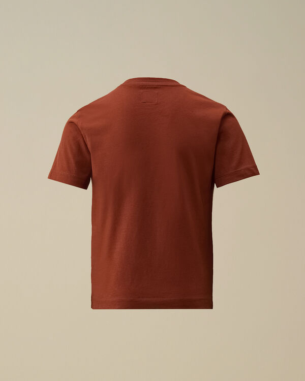 C.p. Company U16 Cotton Jersey 30/1 Mini Logo T-Shirt SABLE - BROWN
