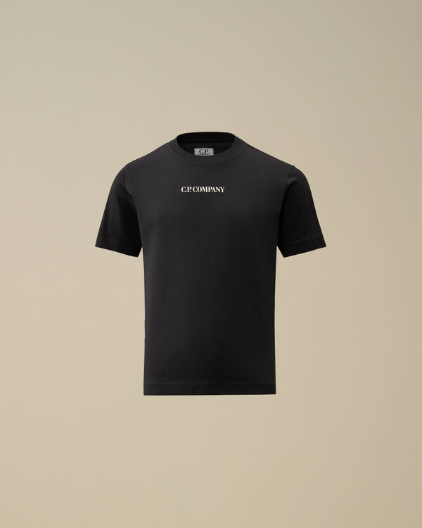 C.p. Company U16 Cotton Jersey 30/1 Mini Logo T-Shirt TOTAL ECLIPSE - BLUE