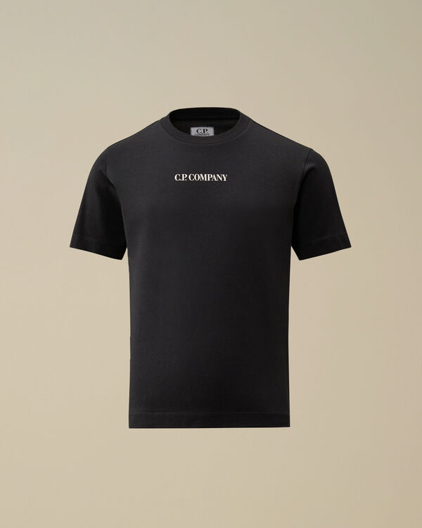 C.p. Company U16 Cotton Jersey 30/1 Mini Logo T-Shirt TOTAL ECLIPSE - BLUE