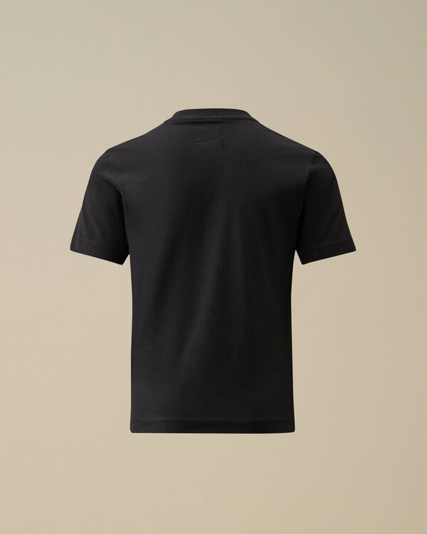 C.p. Company U16 Cotton Jersey 30/1 Mini Logo T-Shirt TOTAL ECLIPSE - BLUE