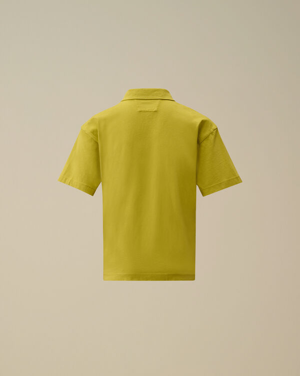 C.p. Company U16 Cotton Jersey Boxy Polo CRESS GREEN