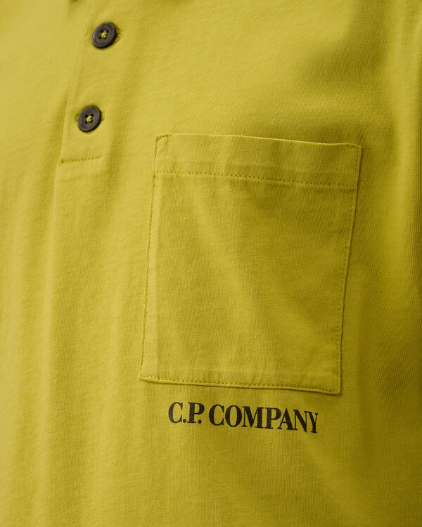 C.p. Company U16 Cotton Jersey Boxy Polo CRESS GREEN