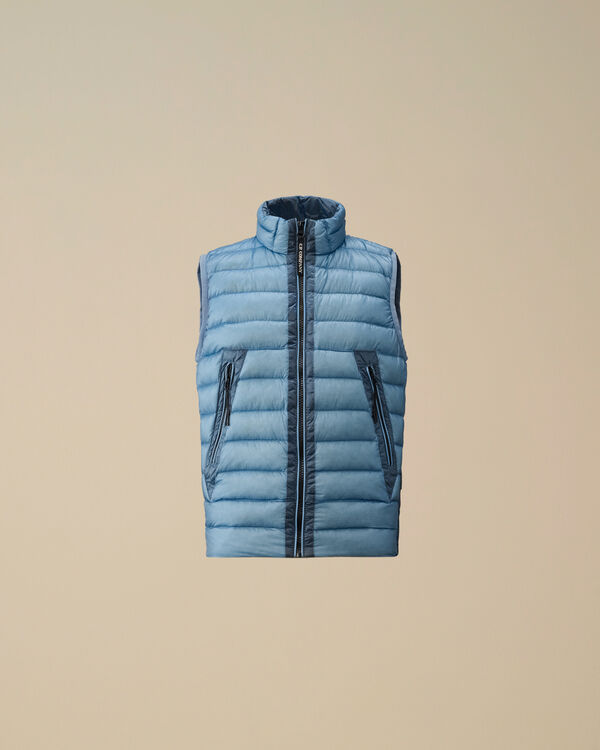 C.p. Company U16 D.D. Shell Ripstop Down Vest PACIFIC COAST - LIGHT-BLUE