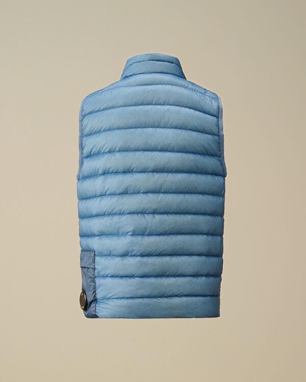 C.p. Company U16 D.D. Shell Ripstop Down Vest PACIFIC COAST - LIGHT-BLUE
