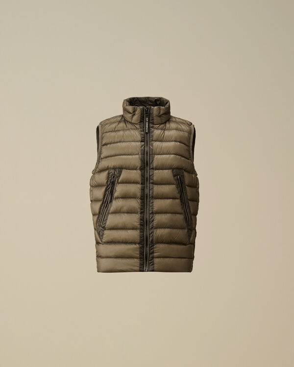 C.p. Company U16 D.D. Shell Ripstop Down Vest SMOKED PEARL - GREY