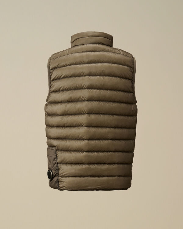 C.p. Company U16 D.D. Shell Ripstop Down Vest SMOKED PEARL - GREY