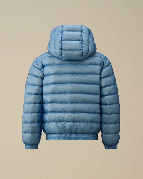 C.p. Company U16 D.D. Shell Ripstop Hooded Down Jacket PACIFIC COAST - LIGHT-BLUE