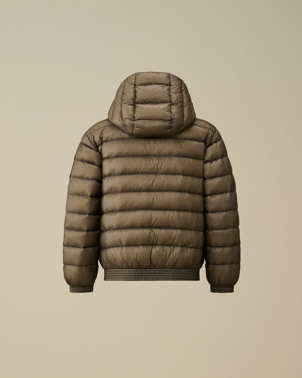 C.p. Company U16 D.D. Shell Ripstop Hooded Down Jacket SMOKED PEARL - GREY