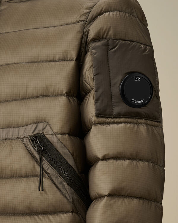 C.p. Company U16 D.D. Shell Ripstop Hooded Down Jacket SMOKED PEARL - GREY