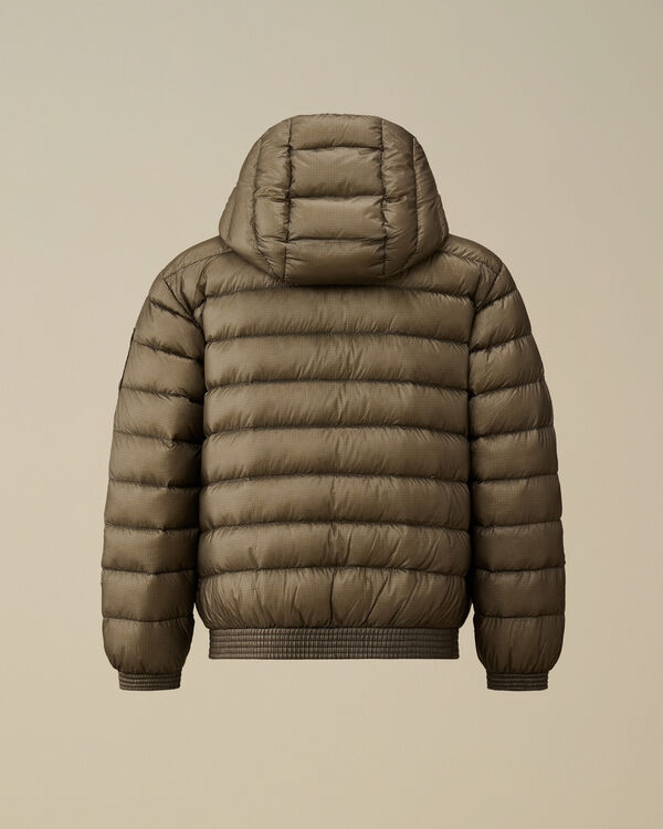 C.p. Company U16 D.D. Shell Ripstop Hooded Down Jacket SMOKED PEARL - GREY