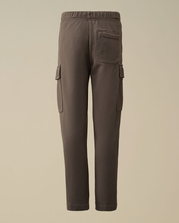 C.p. Company U16 Diagonal Fleece Cargo Sweatpants SMOKED PEARL - GREY