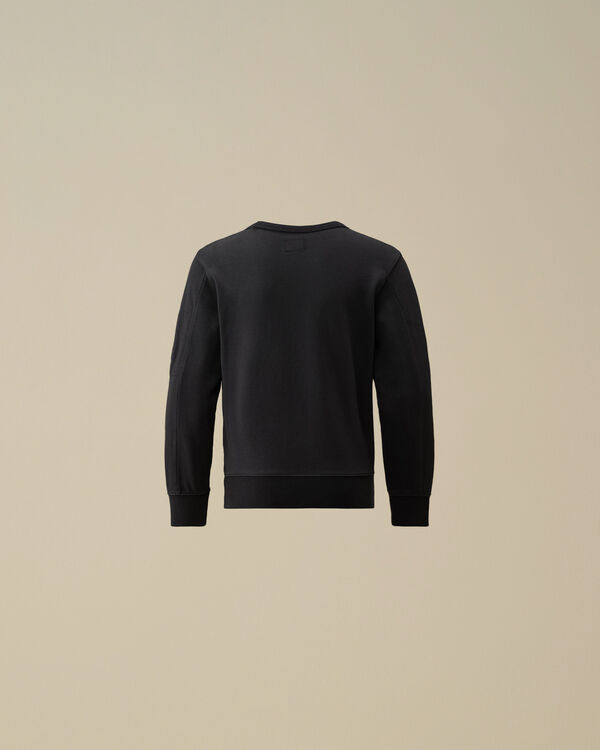 C.p. Company U16 Diagonal Fleece Crewneck Sweatshirt TOTAL ECLIPSE - BLUE