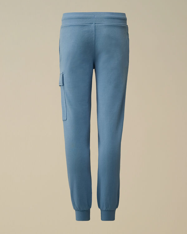 C.p. Company U16 Diagonal Fleece Lens Cargo Sweatpants PACIFIC COAST - LIGHT-BLUE