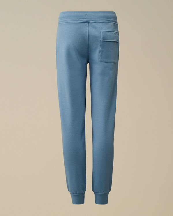 C.p. Company U16 Diagonal Fleece Logo Sweatpants PACIFIC COAST - LIGHT-BLUE