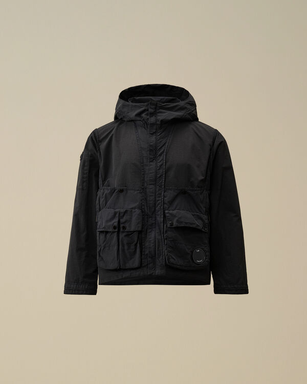 C.p. Company U16 Flatt Nylon Reversible Jacket TOTAL ECLIPSE - BLUE