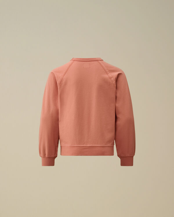 C.p. Company U16 Light Fleece Crewneck Sweatshirt CANYON CLAY - PINK