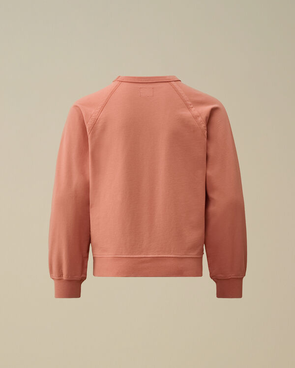 C.p. Company U16 Light Fleece Crewneck Sweatshirt CANYON CLAY - PINK