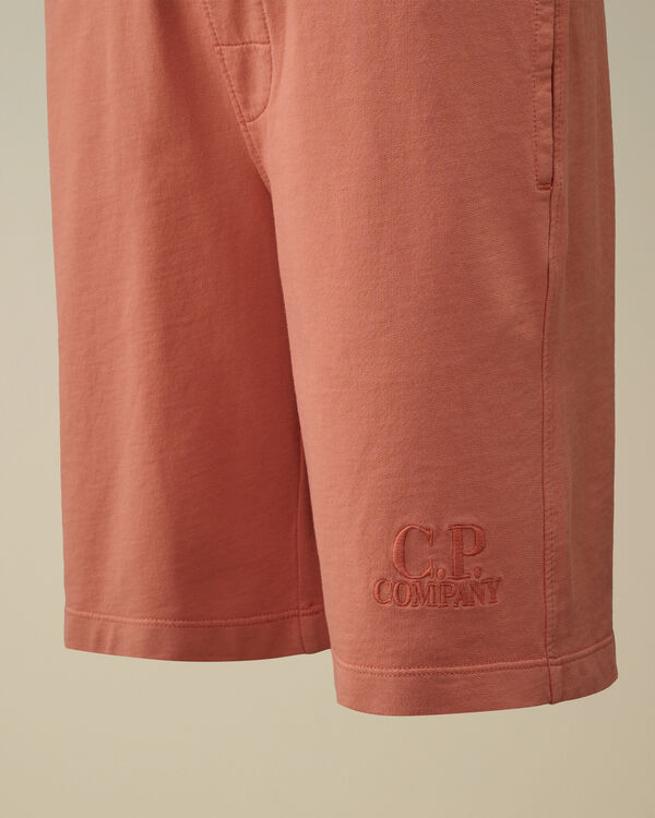 C.p. Company U16 Light Fleece Shorts CANYON CLAY - PINK
