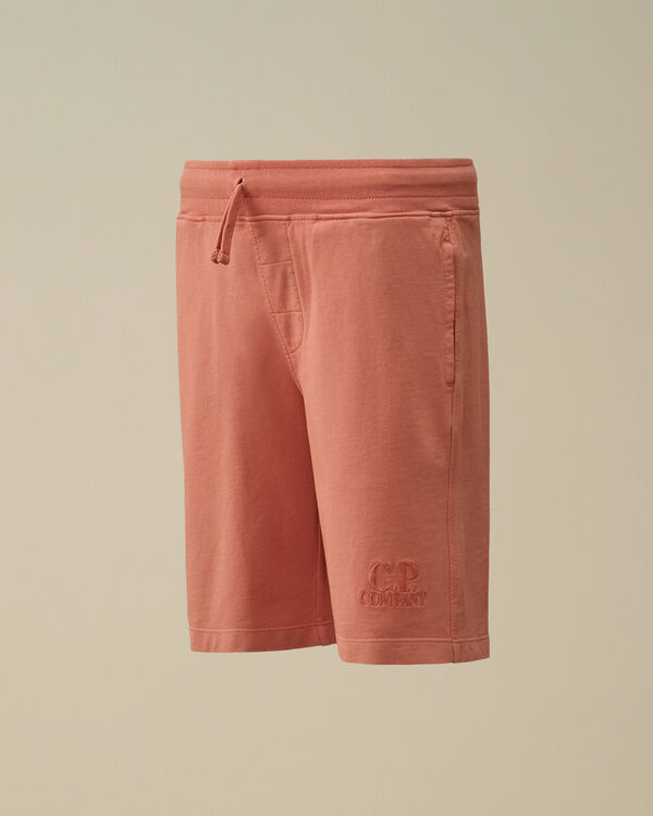 c.p. company U16 Light Fleece Shorts CANYON CLAY - PINK