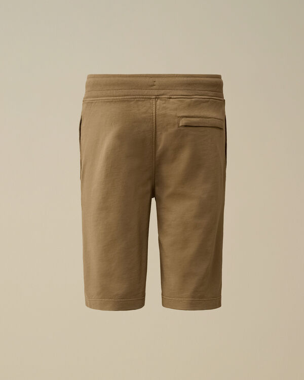 C.p. Company U16 Light Fleece Shorts TREE HOUSE - BEIGE
