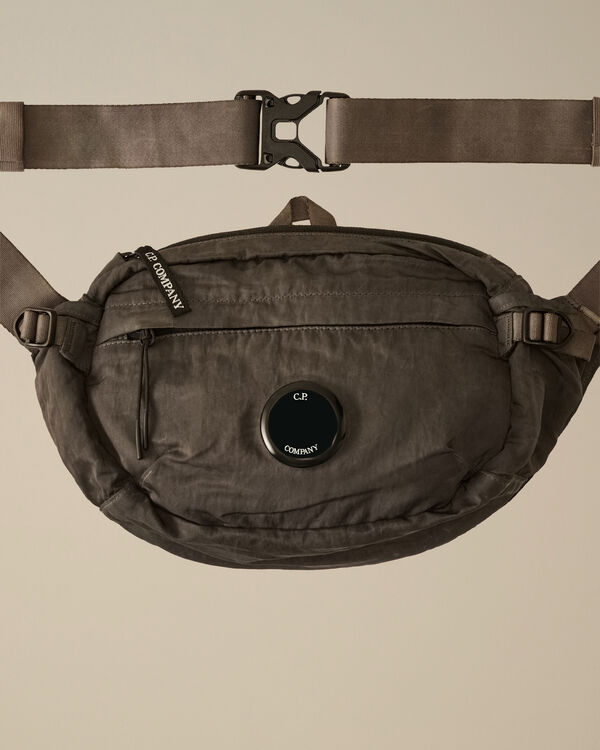 c.p. company U16 Nylon B Crossbody Pack SMOKED PEARL - GREY