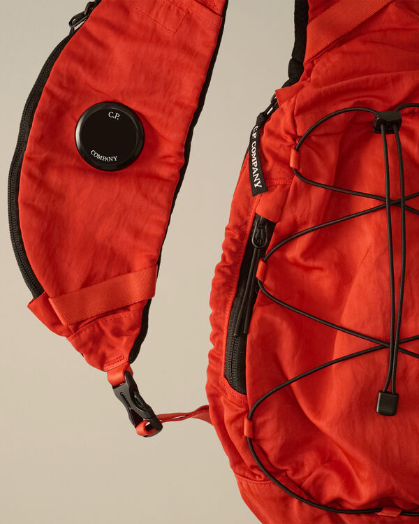 c.p. company U16 Nylon B Crossbody Rucksack POINCIANA - ORANGE
