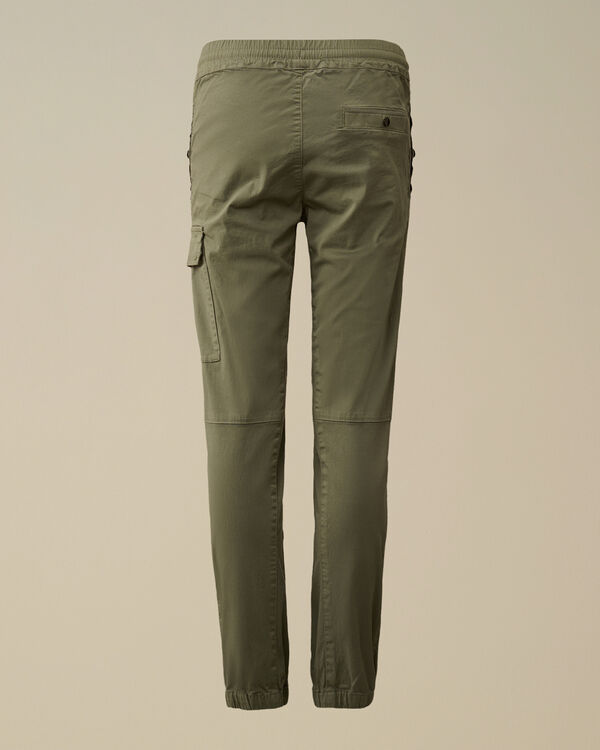 C.p. Company U16 Stretch Sateen Lens Pants THYME - GREEN