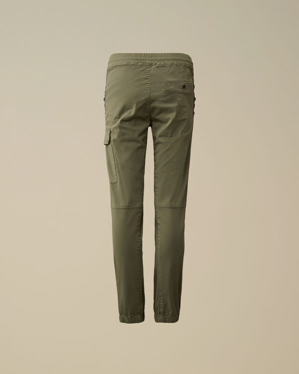 C.p. Company U16 Stretch Sateen Lens Pants THYME - GREEN