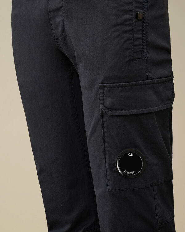 C.p. Company U16 Stretch Sateen Lens Pants TOTAL ECLIPSE - BLUE