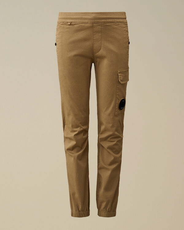 C.p. Company U16 Stretch Sateen Lens Pants TREE HOUSE - BEIGE