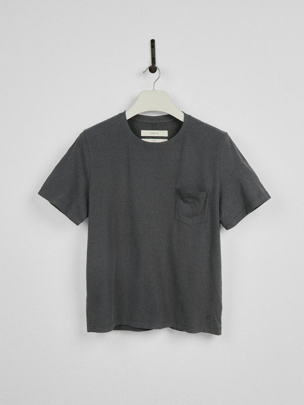 C2h4 011 - Old Time Wardrobe Wrinkled Pocket T-shirt Graphite Gray
