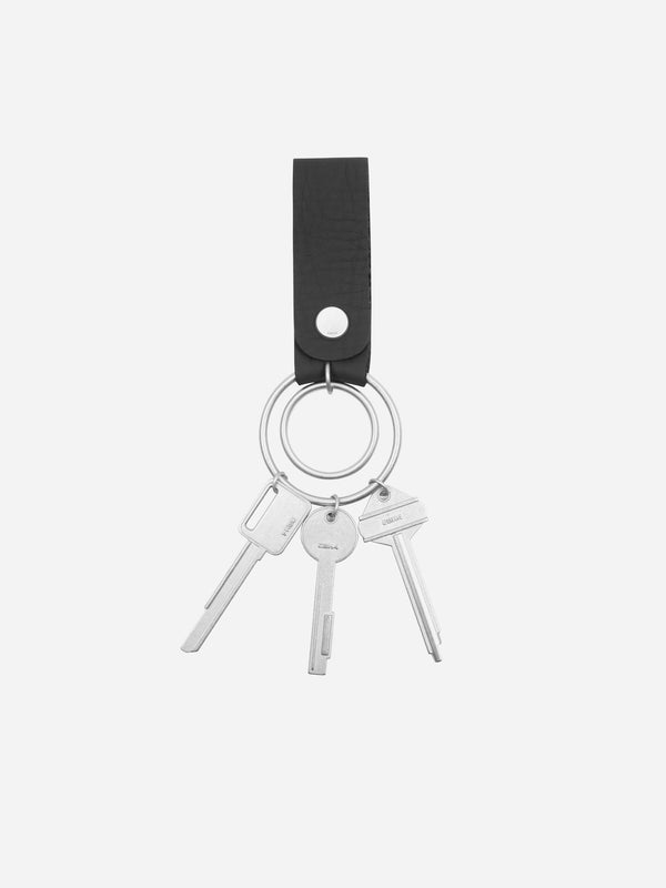 c2h4 007 - Kazimir Key Ring Silver/Black