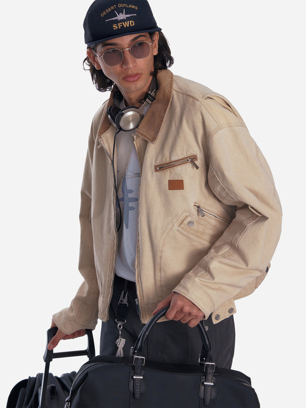 c2h4 009 - Mechanist Work Jacket Trail Khaki