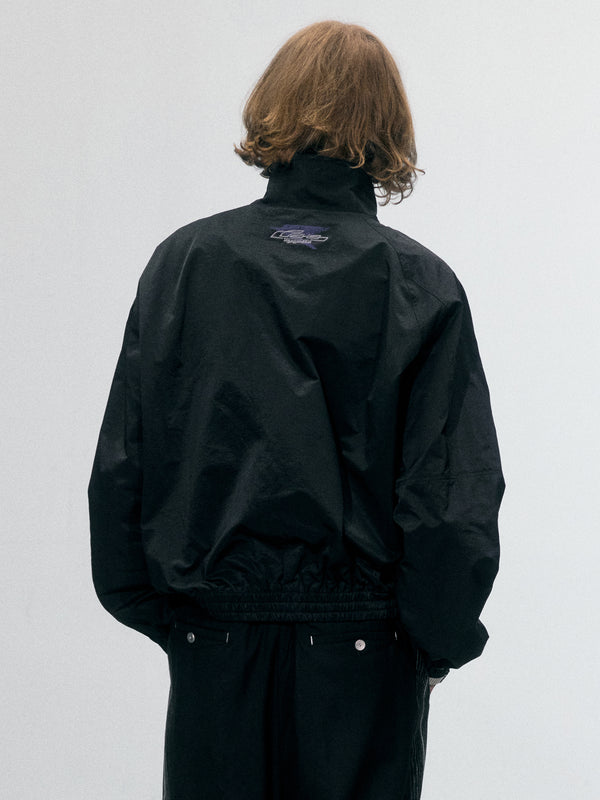 C2h4 010 - Asymmetry Track Jacket Fluctuate Black