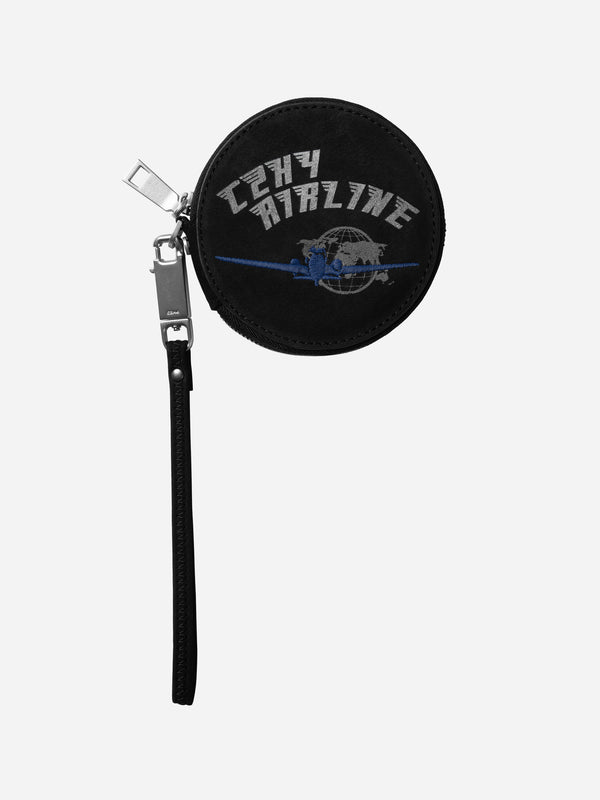 c2h4 010 - C2H4 Airline Pouch Scratch Black