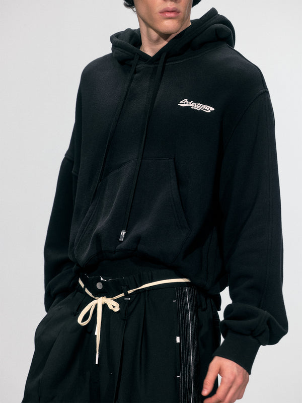 C2h4 010 - Crooked Hoodie Graphite Gray