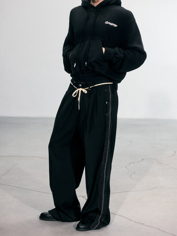 C2h4 010 - Crooked Hoodie Graphite Gray