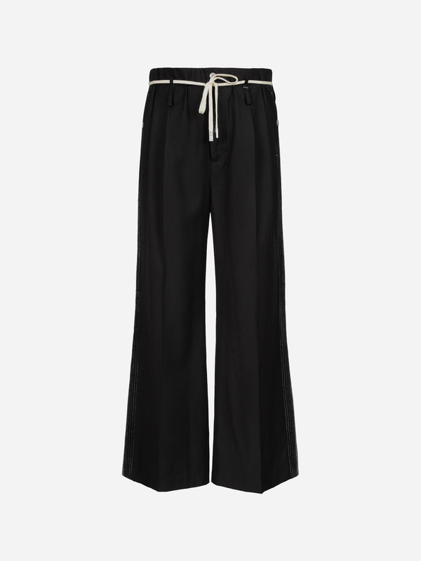 c2h4 010 - Duplex Tailored Trackpants Solemn Black