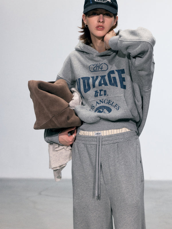 C2h4 010 - Folded Hoodie Gray