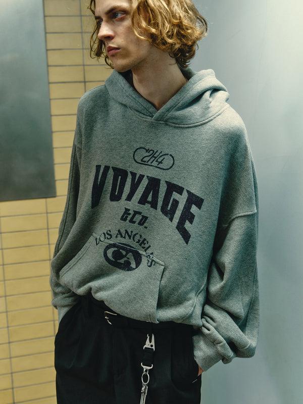 C2h4 010 - Folded Hoodie Gray