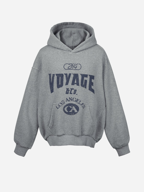 c2h4 010 - Folded Hoodie Gray