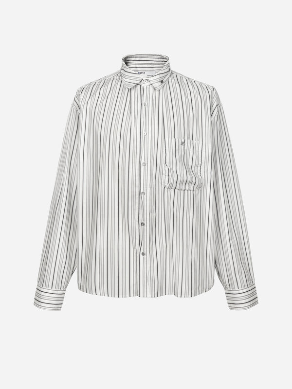 c2h4 010 - Lineation Recliner Shirt Gray & White