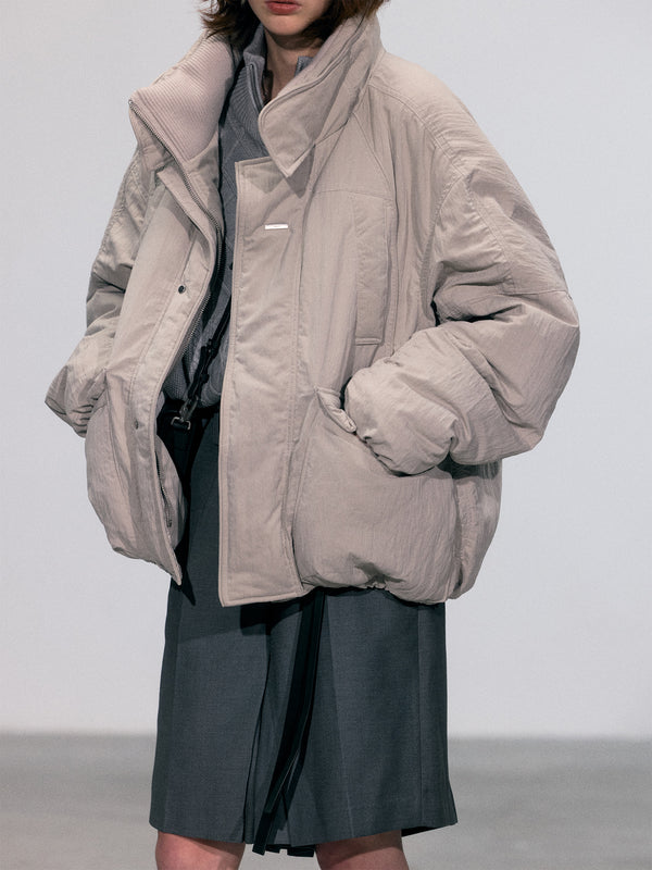 C2h4 010 - Lounger Puffer Jacket Misty Gray