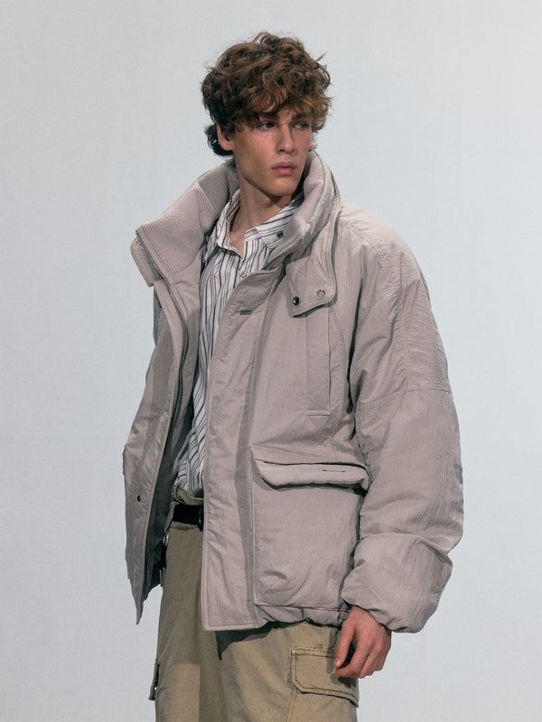 C2h4 010 - Lounger Puffer Jacket Misty Gray