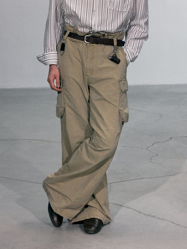 C2h4 010 - Weathering Volume Chinos Muddy Khaki