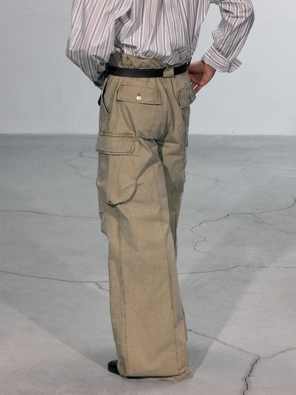 C2h4 010 - Weathering Volume Chinos Muddy Khaki