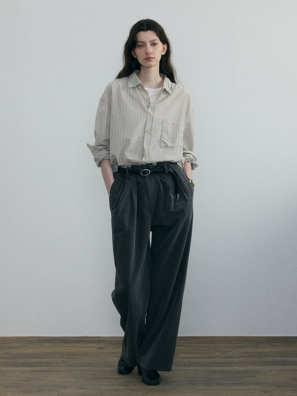 C2h4 011 - Vrille Tailored Pants Gray