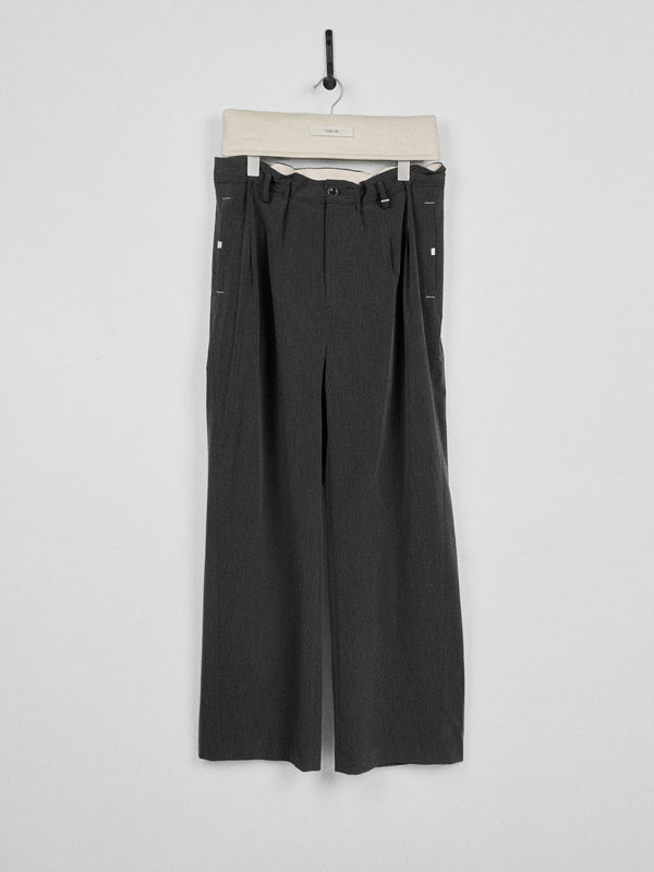 c2h4 011 - Vrille Tailored Pants Gray