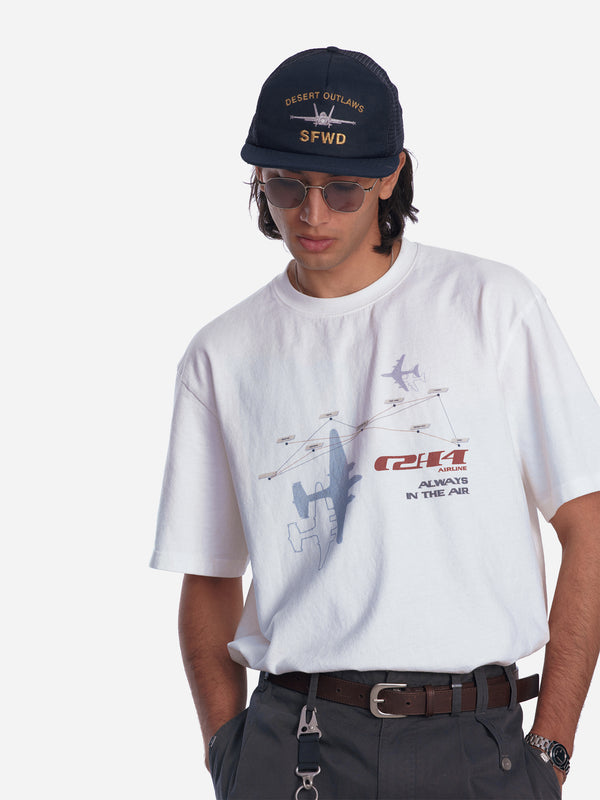 c2h4 Pan Am® × C2H4® Air Route T-shirt White