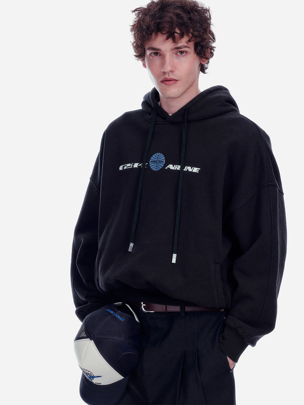 c2h4 Pan Am® × C2H4® Airline Hoodie Charcoal
